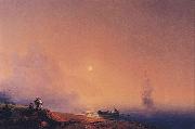 Ivan Aivazovsky Crimean Tartars on the Sea Shore oil painting artist